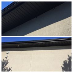 Woodpecker nest in stucco repair